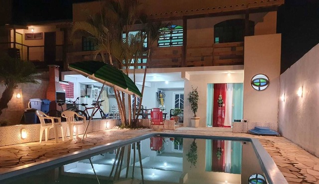Beautiful house with pool, air conditioning and only 50 meters from the beach