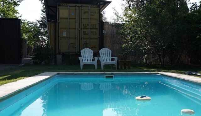 Beautiful, relaxing eco studio with swimming pool