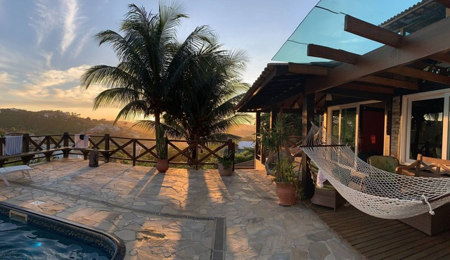 Beautiful rustic style house with nice view