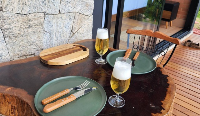 Bergview Chalets - Araucária - Romantic, cozy and private