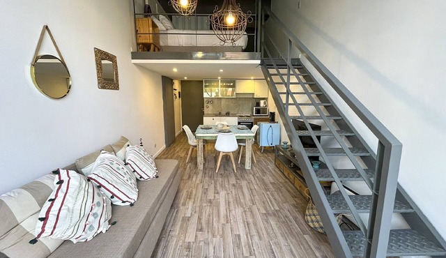 Bright duplex in La Boca for 3 people