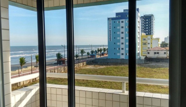 Building facing the sea.