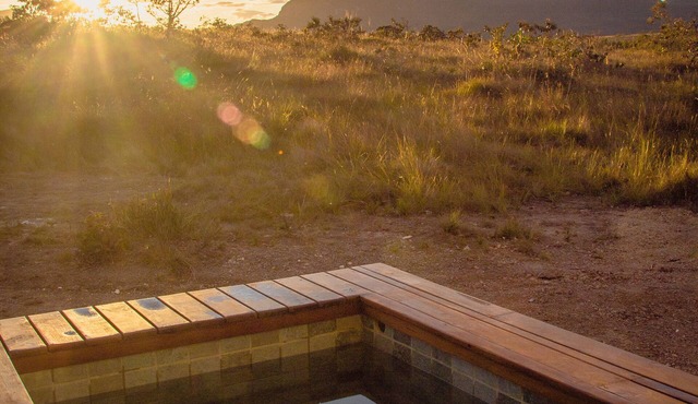 Bungalow in Chapada dos Veadeiros, with plenty of tranquility and comfort.