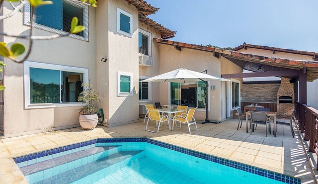 BZ73 Geribá! House with private pool 5 suites!