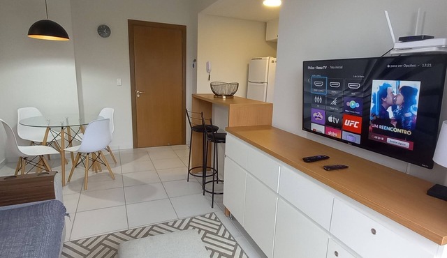 Cozy apartment with swimming pool, 3 minutes drive from Praia dos Ingleses.