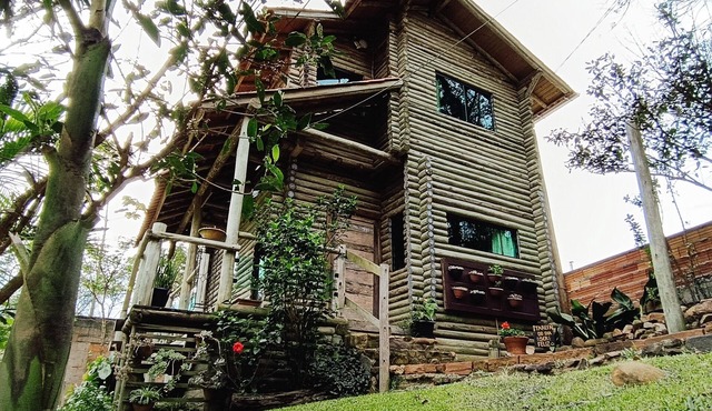 Cabana Americana Estilo Diferenciado e Aconchegante