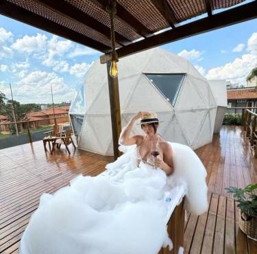 Cabana Aurora Limeira - Domo Geodésico urbano