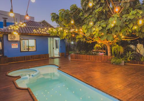 Cabana com Hidro, Lareira e Piscina Privativa