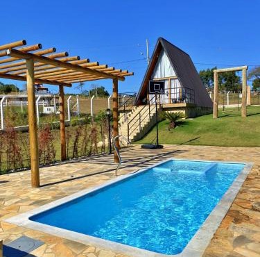 Cabana Completa Jacuzzi, Piscina, Área Gourmet em Porangaba