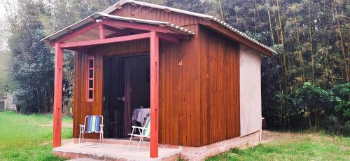 Cabana Cristal ll Campestre Em Sítio ll Wi-Fi 305Mpbs l Nomade Digital ll Táxi Fácil II Fogão Peq ll Quiosque Churrasqueira ll 6km da Estrada DoMar ll 8,1Km da Prefeitura e IFRGS Osorio II 7,2Km UFRGS Litoral II l 12km-MorroBorrusia I Festa do Peixe