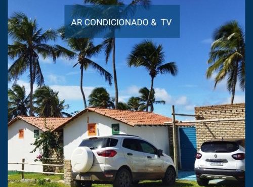 Cabanas Caraúbas - frente para o mar, ar & Tv