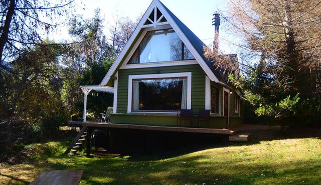 Cabin in the woods, on Lake Lolog