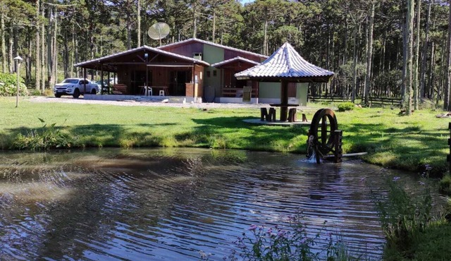 Cabin on the Lake in São Joaquim-SC. Enjoy special moments. Pets allowed.