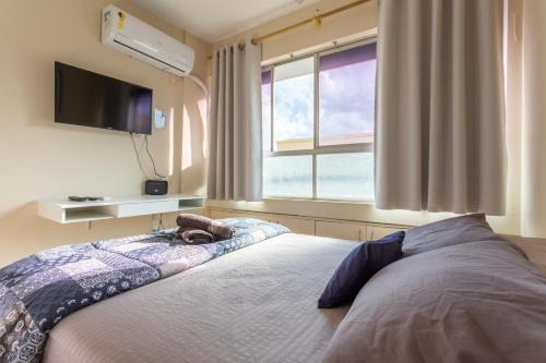 Caribe Center 203 - Studio completo no Sudoeste, com garagem privativa, Wi-Fi rápido, cozinha equipada 7 min da Esplanada - By Hospede Fácil