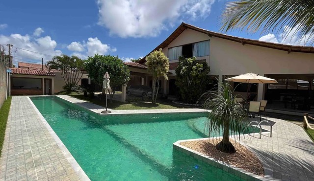 Casa a 90 Metros da Praia/Piscina/Sauna/Churrasqueira/Sinuca/Etc