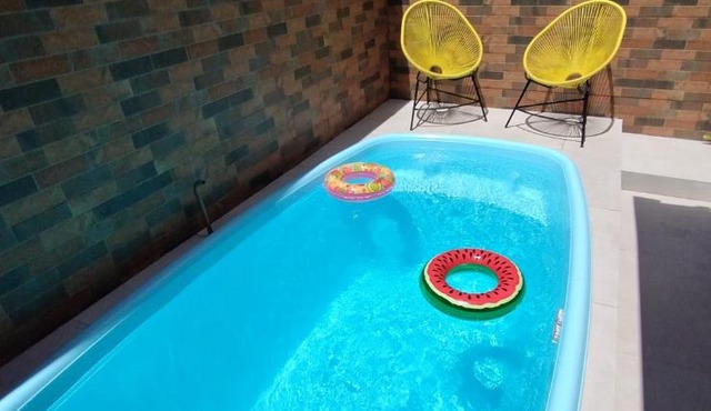 Casa Amarela da Prainha de Mambucaba - Piscina aquecida a 40 graus