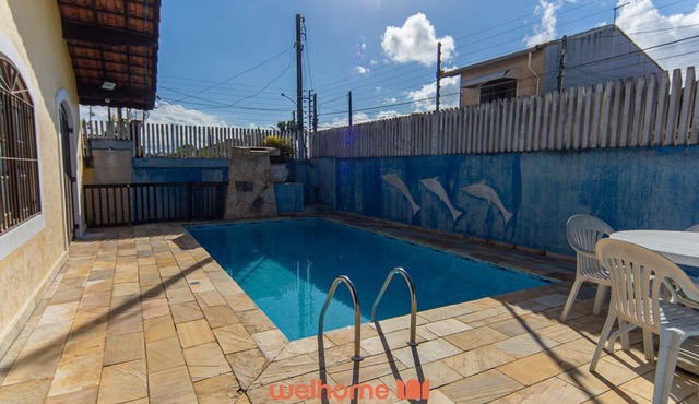 Casa Ampla em Itanhaem Com Piscina a 900m da Praia