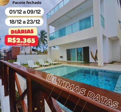 Casa Beira Mar com Piscina Maragogi - Amar & Mar