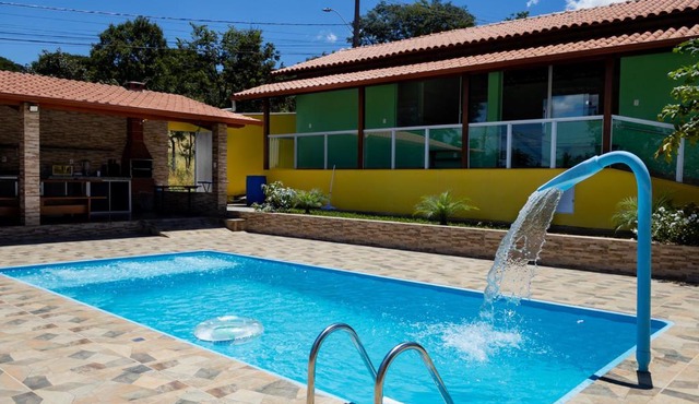 Casa bem equipada com piscina,churrasqueira e WiFi