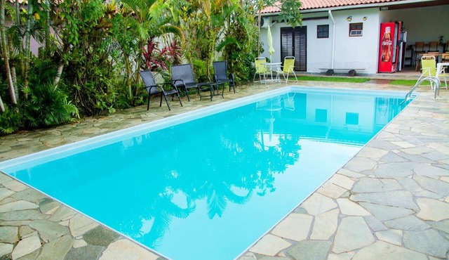 Casa c Piscina e Churrasq na Praia da Boraceia SP