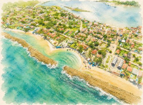 Casa com 10 suítes, para 20 Pessoas, 100m do Mar, Praia de Serrambi