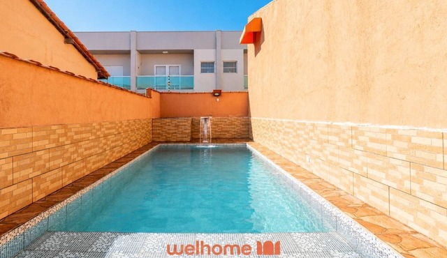 Casa com Piscina em Itanhaem a 350 metros da Praia