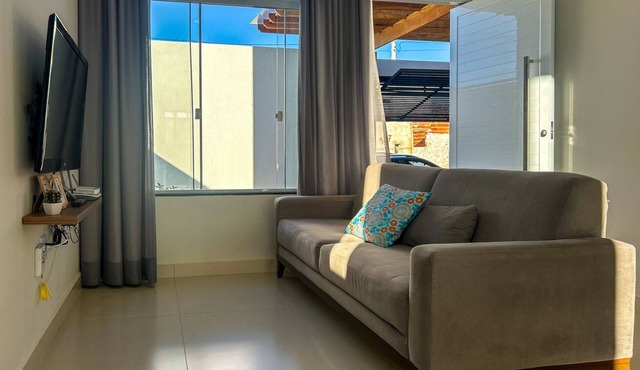 Casa confortável com Wi-Fi em Cesário Lange/SP