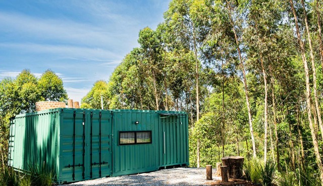 Casa Container FIGO em meio a natureza na Serra Gaúcha