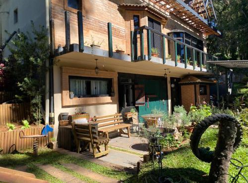 casa da flor estúdio com lareira