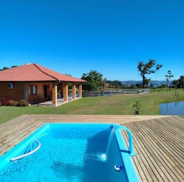Casa de Campo com Piscina em Anchieta SC Sítio Amanhecer