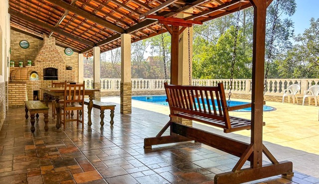 Casa de Campo com Wi-fi Piscina e Churrasqueira