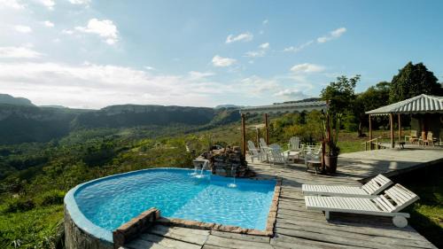 Casa de Campo Paraiso da Serra com Piscina e Vista