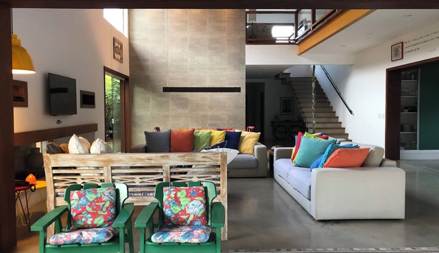 Casa do Sol on Domingas Dias beach in Ubatuba - 250 m from the beach