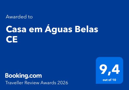 Casa em Águas Belas CE