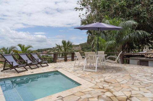 Casa em Geriba piscina vista mar por Vidaboabuzios