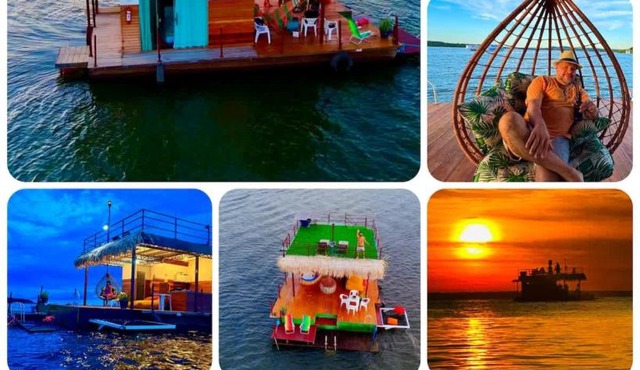 Casa Flutuante Ilha do amor vista incrivel Com cafe da manha e Wifi