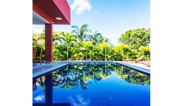 Casa Luxo em Itacimirim | 4 Suítes | Piscina Privativa | Lareira - Condomínio Quinta das Lagoas