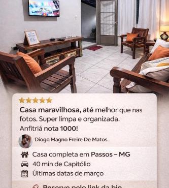 Casa luz e conforto Passos Capitólio