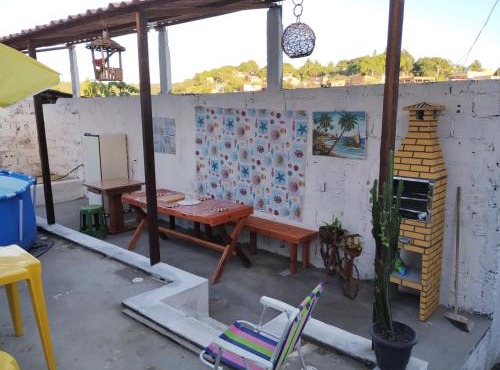 Casa praia cabuçu - azul com piscina