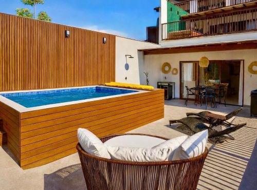 Casa Verano Morro de São Paulo - com piscina privativa e churrasqueira