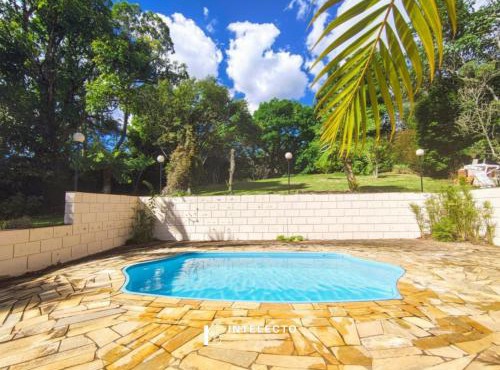 Chácara c/Piscina, Churrasqueira com vista linda