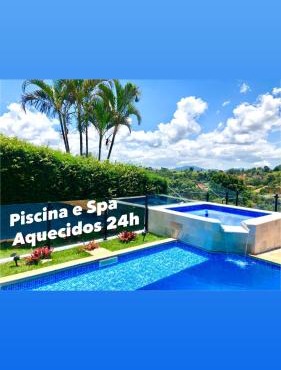 CHACARA EM COND FECHADO WI FI AR CONDIC PISCINA e SPA AQUECIDOS 24h