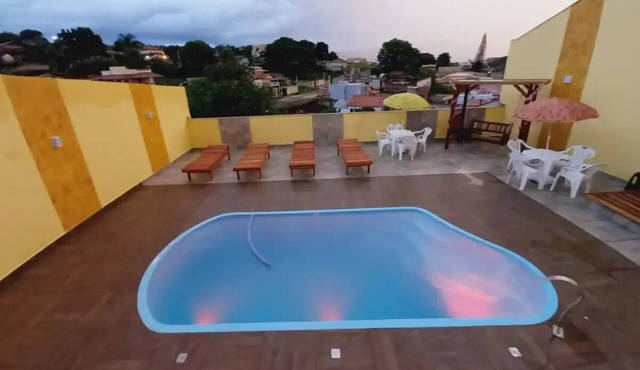 Chácara Helenna Colonetti/Pool with AQ. SOLAR.
