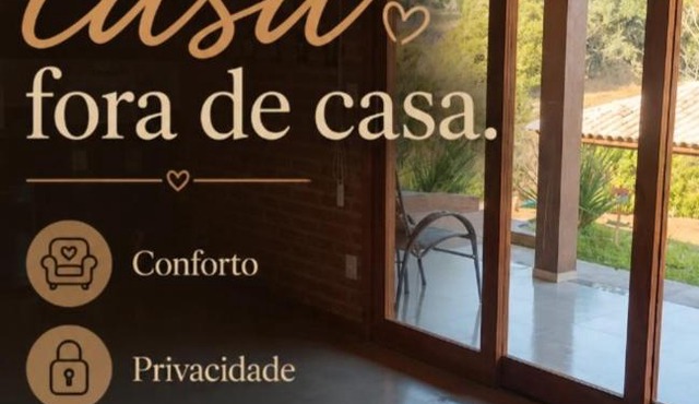 Chalé até 4 pessoas Ar quente e frio