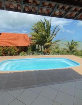 Chalé com piscina privada vista mar-Zumbi-RN