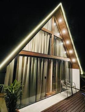 Chalé das montanhas gravatal chalé luz da lua