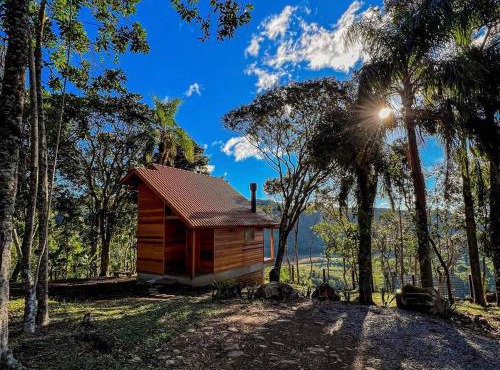 Chalé dos Plátanos, com banheira, Nova Petrópolis