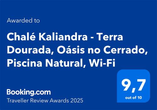 Chalé Terra Dourada, Oásis no Cerrado, Piscina Natural, Wi-Fi