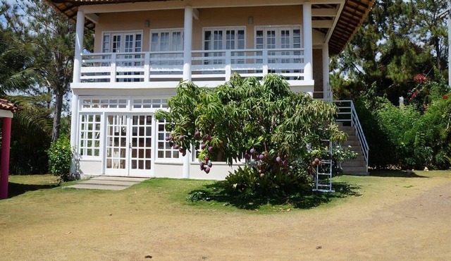 chalets overlooking the sea situated 300 meters from a charming village.