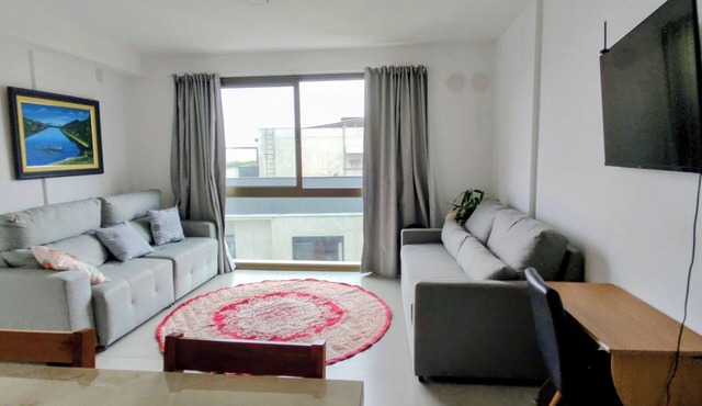 Charming 1-bedroom apartment with AC, WiFi in lovely Carvoeira Florianópolis